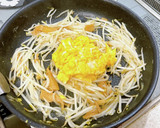メンマともやしのふわとろ卵炒め作り方6写真