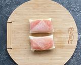 余った餅deもち明太チーズ春巻き作り方3写真