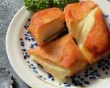 余った餅deもち明太チーズ春巻き作り方6写真