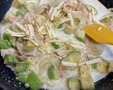 濃厚！アボカドとツナの和風クリームパスタ作り方6写真