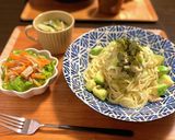 濃厚！アボカドとツナの和風クリームパスタ作り方8写真