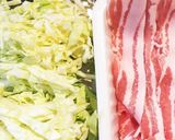 キャベツの豚バラ巻き　ポン酢としょうが♪作り方1写真
