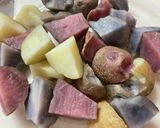 色々じゃがいもの明太子炒め作り方2写真
