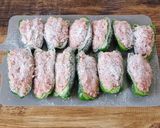 ☆簡単☆照りマヨピーマンの肉詰め作り方3写真