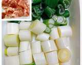 長ねぎと鶏肉のオイスターソース炒め作り方1写真