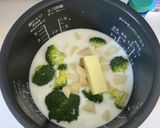 幼児食！ブロッコリーのシチュー風リゾット作り方4写真