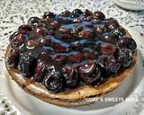 スイートチェリーと生チョコチーズケーキ作り方20写真