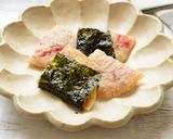 梅ゴマのもっちり米粉チヂミ☆海苔巻き作り方6写真