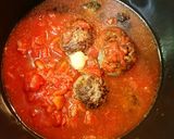 スパイス薫るラムハンバーグのトマト煮込み作り方9写真