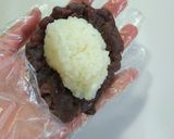 もち米100%おはぎ牡丹餅手作りつぶ餡作り方15写真