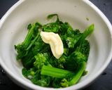 レンチン！菜の花のバター醤油和え作り方2写真