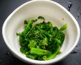 レンチン！菜の花のバター醤油和え作り方3写真