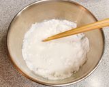 米粉チヂミ　白菜ベーコンキムチ作り方1写真