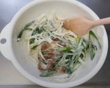 味付け要らず【和】梅チヂミ♪作り方3写真