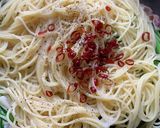 菜の花とベーコンのペペロンチーノ作り方7写真