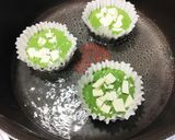 HM・もちもち抹茶ホワイトチョコ蒸しパン作り方11写真