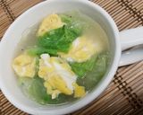 簡単すぎ！レタスたっぷりスープ♪作り方5写真