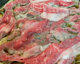 ごぼうときのこと牛肉の卵とじ作り方5写真