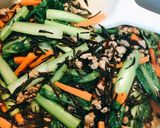 ひじきとひき肉の野菜たっぷり煮作り方7写真