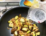 『大豆のミンチ肉』で白麻婆茄子作り方7写真