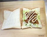 缶詰で！照り焼きチキンマヨ♡ホットサンド作り方5写真