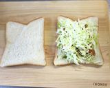 缶詰で！照り焼きチキンマヨ♡ホットサンド作り方6写真
