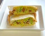缶詰で！照り焼きチキンマヨ♡ホットサンド作り方10写真