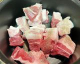 切って煮るだけ！？染みトロ♪豚の和風角煮作り方2写真