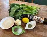 ギリシャ料理 スパナコリゾ作り方1写真