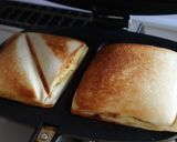 プリンとヨーグルトでチーズケーキ風サンド作り方7写真