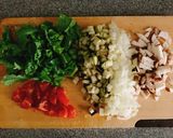 豚肉ソテー　〜菜の花と色々野菜のソース〜作り方1写真