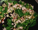 豚肉ソテー　〜菜の花と色々野菜のソース〜作り方2写真