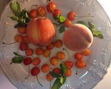 Cherry and Peach mousse作り方2写真