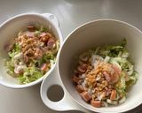 米粉でグルテンフリーの洋風お好み焼き作り方3写真