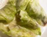 餃子の残りでクリーム味♬ロールキャベツ☆作り方7写真