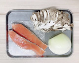 鮭と舞茸のみそマヨホイル焼き作り方1写真