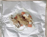鮭と舞茸のみそマヨホイル焼き作り方3写真
