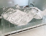 鮭と舞茸のみそマヨホイル焼き作り方4写真