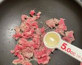 アスパラと玉ねぎの牛バラオイスター炒め作り方8写真