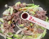 アスパラと玉ねぎの牛バラオイスター炒め作り方13写真