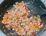 ☆業スー冷凍夏野菜で和風ガパオ風ライス☆作り方4写真