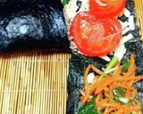 寿司のりで3回折るおにぎらず作り方11写真