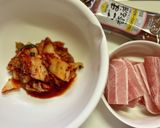 混ぜて焼くだけ☆ 超絶かんたん☆豚キムチ作り方1写真