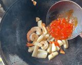 レンコンと海老のチリソース作り方4写真