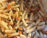 ペンネアラビアータ風(トマトを使わない)作り方7写真