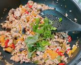 ☆業スー冷凍夏野菜で和風ガパオ風ライス☆作り方5写真