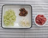 セルリー丼作り方1写真