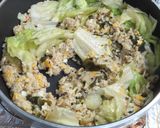 お茶漬けの素とカットワカメで簡単美味炒飯作り方9写真