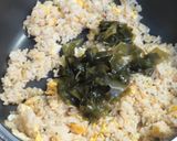 お茶漬けの素とカットワカメで簡単美味炒飯作り方6写真
