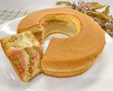 春の彩り！米粉のマーブルシフォンケーキ作り方12写真